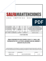 137467-HID-P002 INSPECCION Y CARGA DE NITROGENO EN ACUMULADORES DE BLADDER Y PISTON FLOTANTE Rev 5 PDF