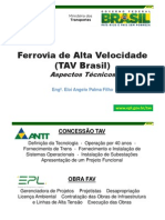 TAV Brasil - Trem de Alta Velocidade - Aspectos Técnicos