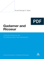 Ricoeur Dan Gadamer On Hemeneutics PDF