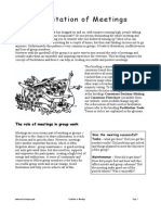 Facilitating Meetings PDF