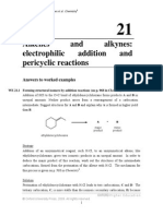 Alkenes and Alkynes: Electrophilic Addition and Pericyclic Reactions