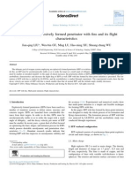 Formation of Explosively Formed Penetrator With Fins and Its Flight Characteristics