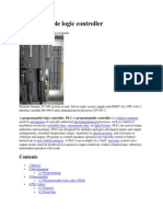 Programmable Logic Controller: o o o o