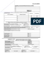 Competency Assessment Results Summary