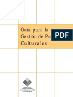 Gestión Proyectos Culturales