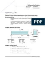 ACI 318-08 Example 001