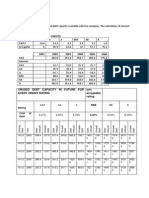 Flexibility: Calculation of Unused Debt Capacity