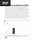Cómo Crear Un Diseño Con Líneas