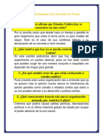 10 Preguntas Relacionadas A La Entrevista de Noam Chomskg