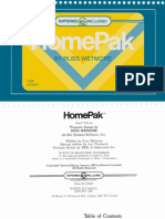 HomePak User Manual