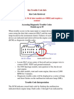 Kia Trouble Code Info