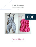 Pleated Playsuit PDF Pattern