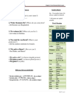 Basic German Language Lesson Chapter 1 From Moment Mal 1st Part