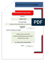 Ejemplos de Aplicacion de Sistemas de Ecuaciones en Ing. Industrial