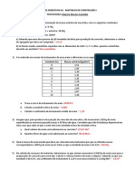 Lista de Exercícios - Agregados