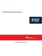 LM4250 Programmable Operational Amplifier: Literature Number: SNOSC17A