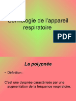 Sémiologie de L'appareil Respiratoire