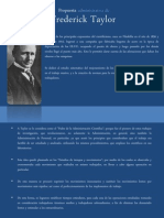 Propuesta Administrativa de Frederick Taylor y La Administración General de Henry Fayol y Sus 14 Principios