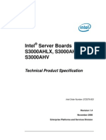 Intel® Server Boards S3000AHLX S3000AH and S3000AHV 