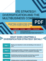 Corporate Strategy: Diversification and The Multibusiness Company