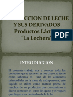 Produccion de Leche y Sus Derivados