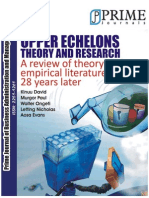 Upper Echelons Theory and Research - REVIEW of 28 Years