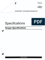 Specifications Torque