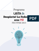 Programa Lista D FEUTFSM '15