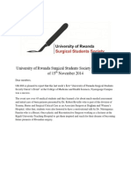 University of Rwanda Surgical Students Society Careers Event Report