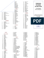 Bible Reading Chart