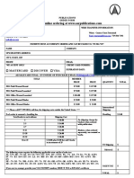 Publications Order Form: Mastercard Discover Visa