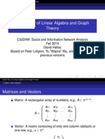 Quick Tour of Linear Algebra and Graph Theory