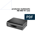 WD TV Live Guia de Usuario