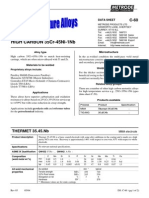 HIGH CARBON 35Cr-45Ni-1Nb: Alloy Type