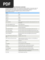 Windows Keyboard Shortcuts