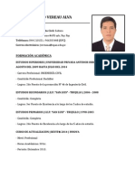 CV - Jose Vereau Alva