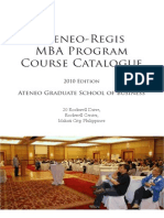 Ateneo-Regis Mba Program 2010updated