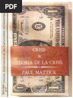 Paul Mattick Crisis y Teoria de La Crisis PDF