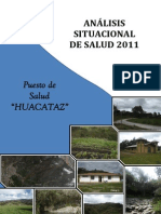 Analisis Situacional de Salud 2011 Puesto de Salud Huacataz