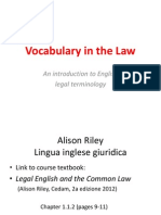 English For Law