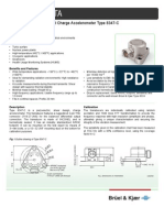 Product Data: High-Temperature Industrial Charge Accelerometer Type 8347-C