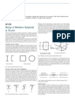 Design of Members Subjected To Torsion