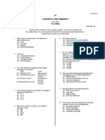 P-2 (ACT) : A-7 Foundation Course Examination Accounting