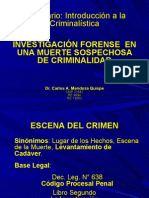 Investigacion Forense en Muerte A Por Homicidios