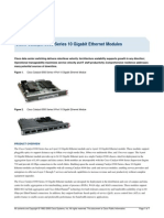 Cisco Catalyst 6500 Series 10 Gigabit Ethernet Modules: Data Sheet