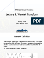 Lecture 9. Wavelet Transform: CS589-04 Digital Image Processing