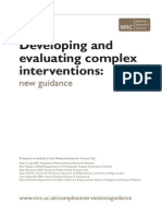 Complex Interventions Guidance