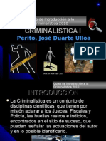 Introduccion A La Historia de La Criminal Is Tic A