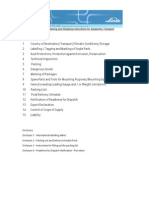 Packing Marking and Shipping Instruction For Seaworthy Transport412 - 11576