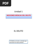 Unidad 1 Nociones Basicas Del Delito